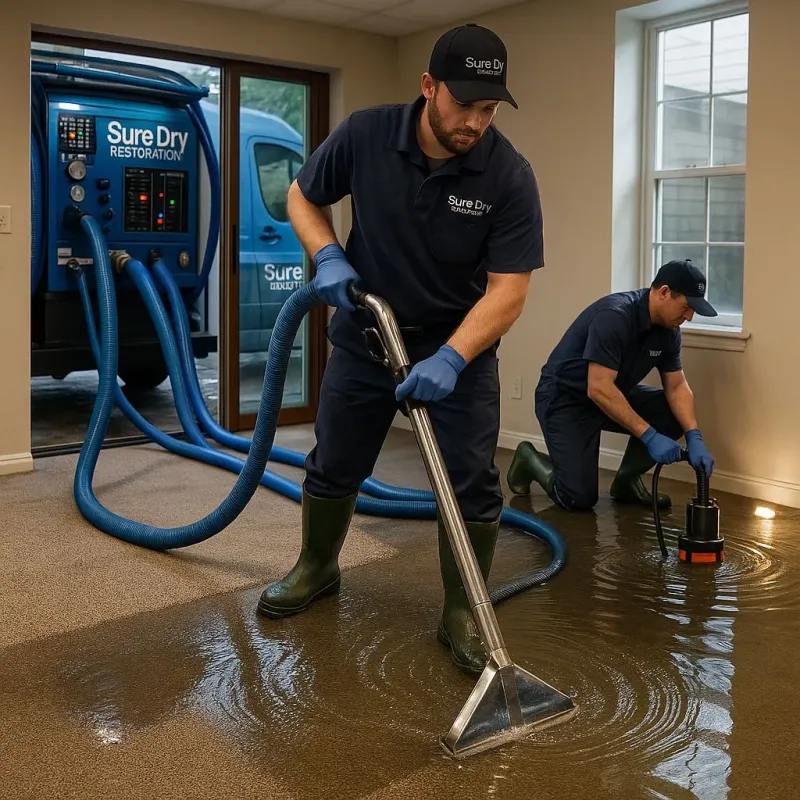 Water Extraction and Removal process in West Islip, NY